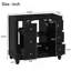Meuble-lavabo noir 36 po (lavabo non inclus)
