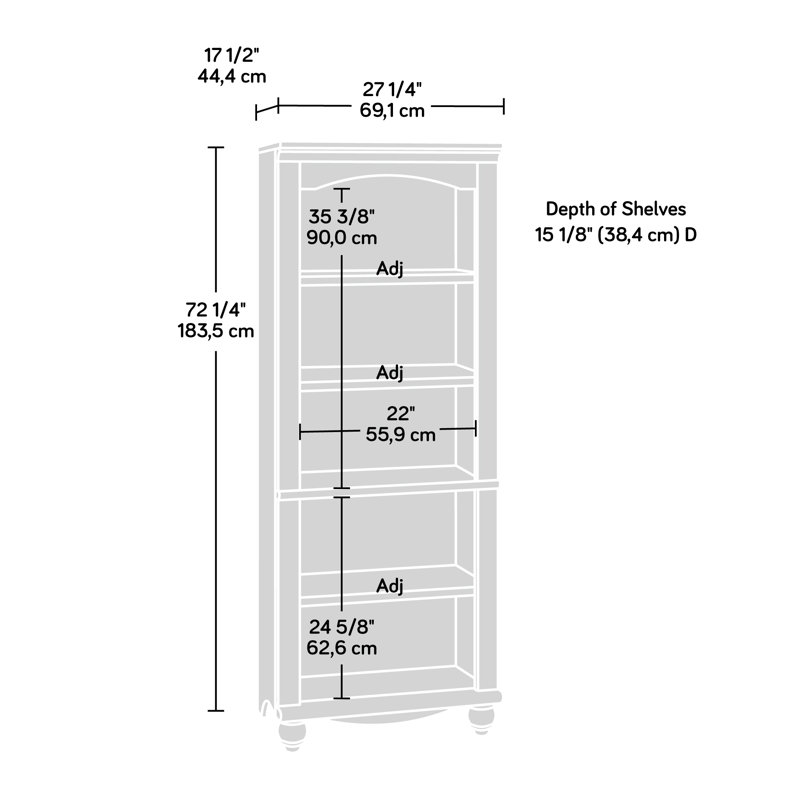 Bredevoort Bookcase, Antiqued White