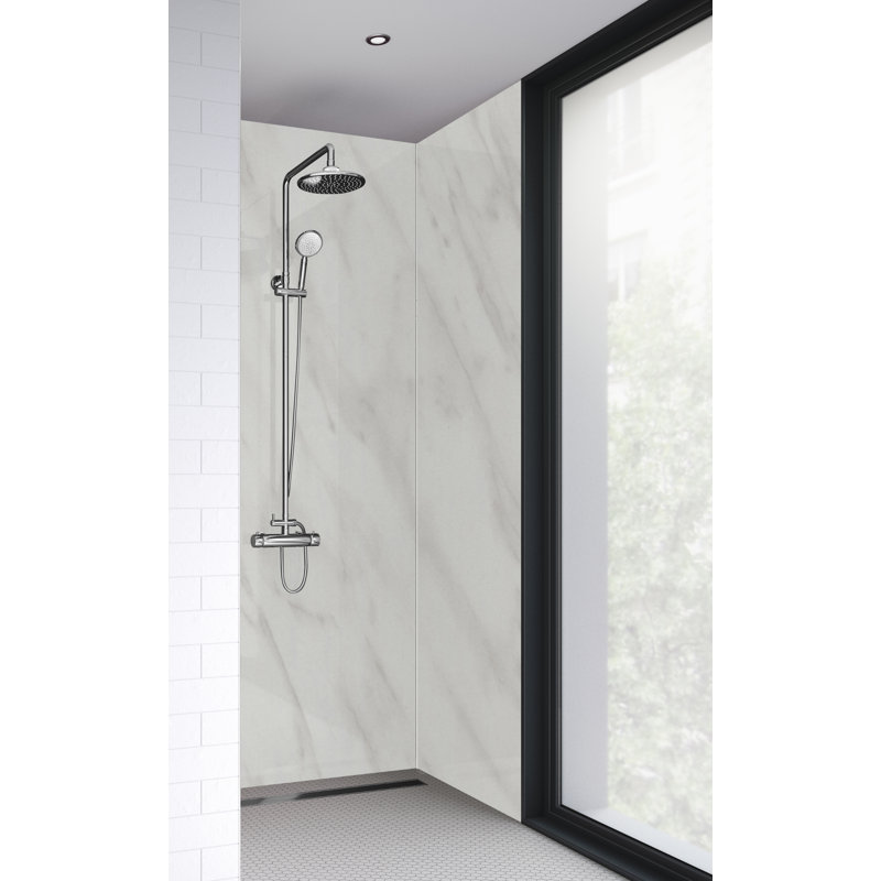 90mm W x 242mm H Decorative Wall Panel with Glass