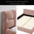 Queen Size Upholstered Bed Frame With Thick Fabric-2073180797