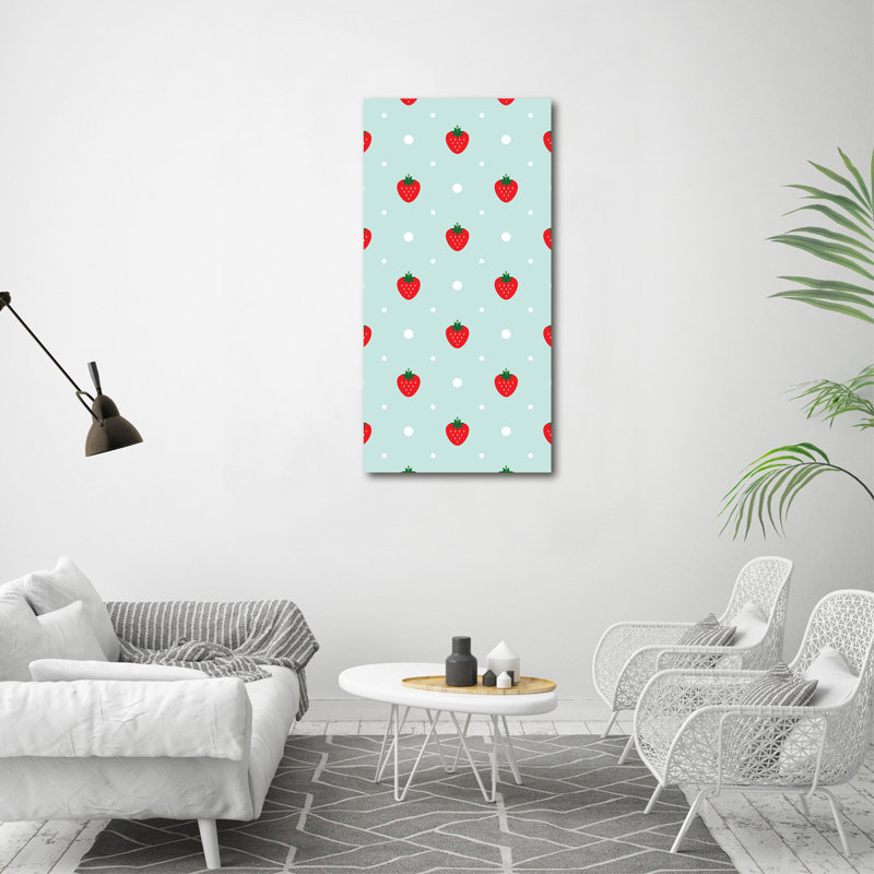 Strawberries - Wrapped Canvas Print
