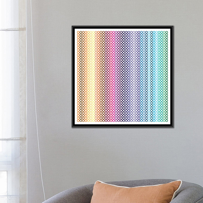 Albree Modern Pride Pattern II, impression sur toile, H 26 po x l 26 po x P 1,5 po, Non mat, Toile tendue