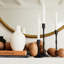 Ensemble de 3 porte-bougies noir mat et chandelier de style chandelier noir pour bougeoirs de style campagnard moderne