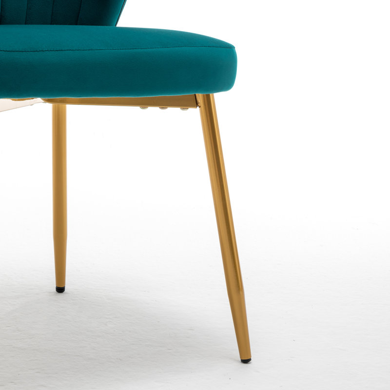 Rawl Upholstered Accent Chair, Greenish Blue Polyester