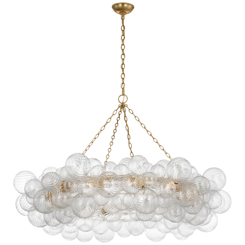 Talia 12 - Light Chandelier, Gild
