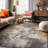Rainiero Abstract Performance Gray/Yellow/Ivory Rug-1136113764
