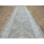 Tapis de couloir de noué à la main gris en Tapis décoratif laine de conception unique 2 pi 6 po x 13 pi 7 po buzard