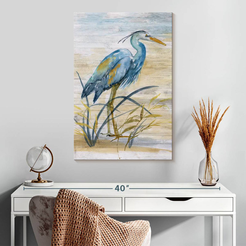 Brampt Blue Heron I, 30" H x 20" W