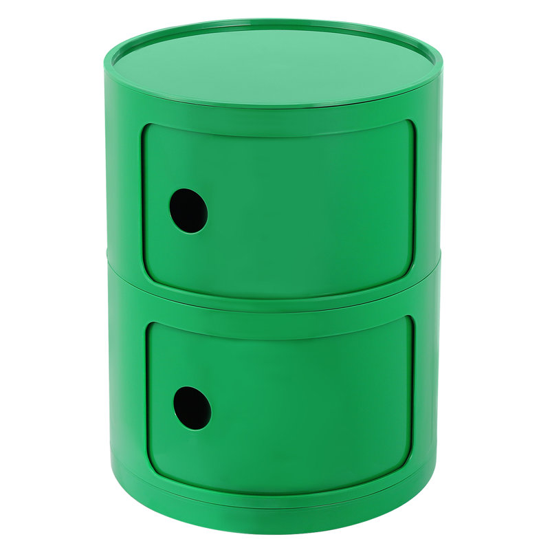 Judyann 2 Drawer Storage Drawer, Green