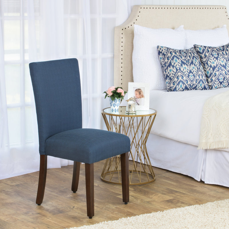 Chaise de salle à manger Parson rembourrée Carista, Bord d'océan Everly