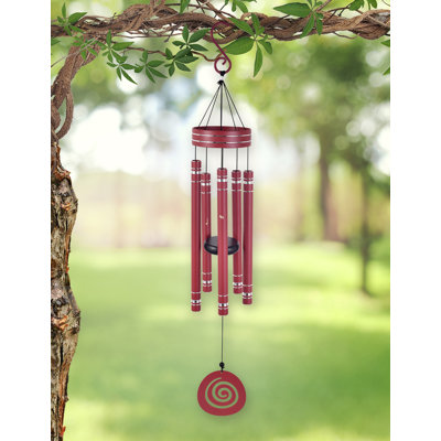Hunnicutt Weather Resistant Metal Abstract Wind Chime
