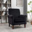 Chaise avec accoudoirs roulés Traditional avec structure en bois de bouleau massif et siège rembourré de mousse-129976217