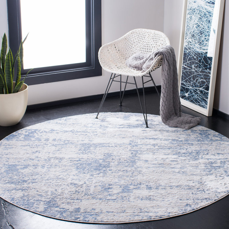 Mikole Abstract Area Rug, Round 201cm