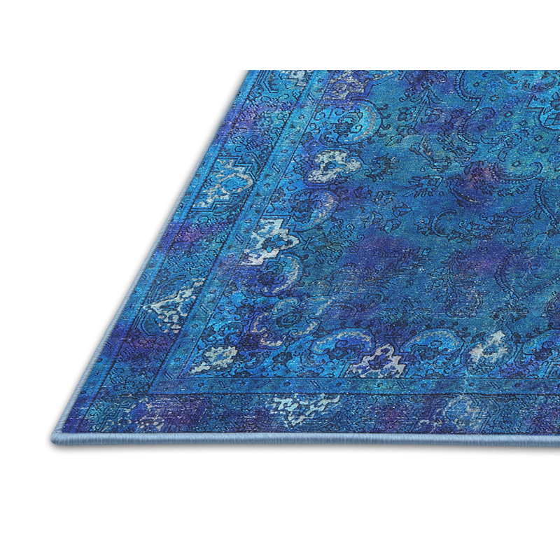Tapis oriental bleu, Rectangle 8 pi x 12 pi