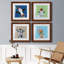 «Playful Nature», ensemble de 4 impressions sur toile encadrées-1525193671-1525193673