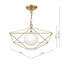 Macy 1 - Light Gold Geometric Pendant