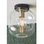 Veedersburg Glass Semi Flush Mount