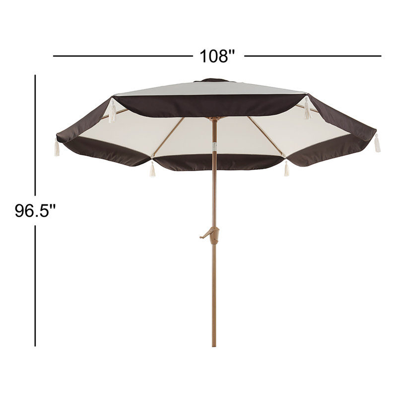 9 FT Tassel Umbrella With Crank