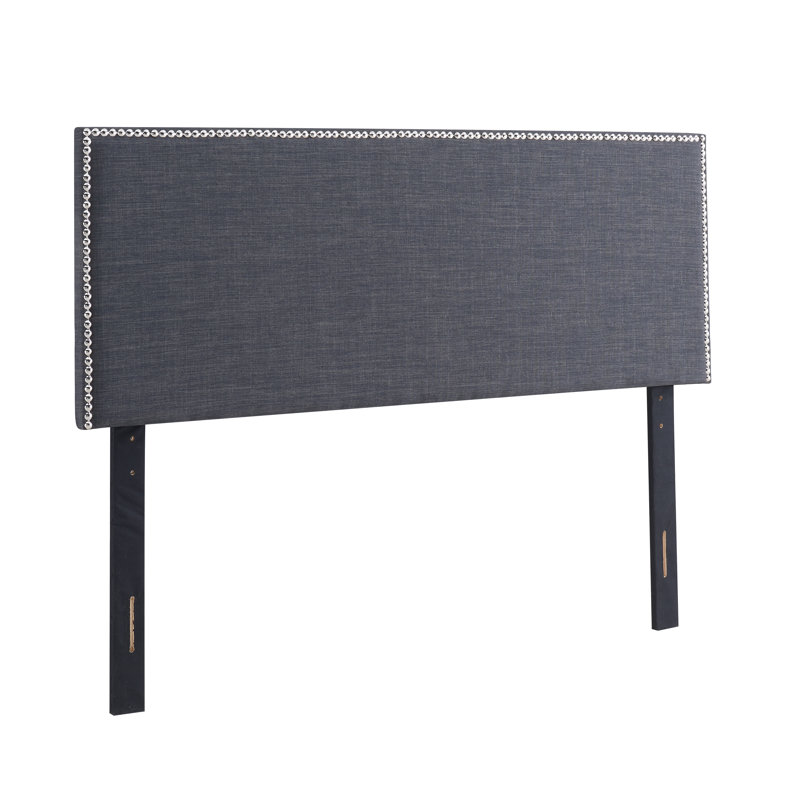 Tête de lit tapissier Bertrice, Double / Grand, Anthracite