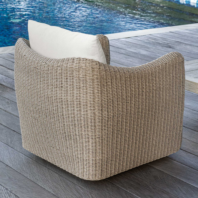 Uttermost Santorini Outdoor Swivel Lounge Chair
