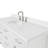 Macnair 61'' Single Bathroom Vanity with White Quartz Top-85364130