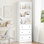 70.9'' H X 23.6'' W Standard Bookcase Cabinet with 2 Open Shelves and 3 Drawers