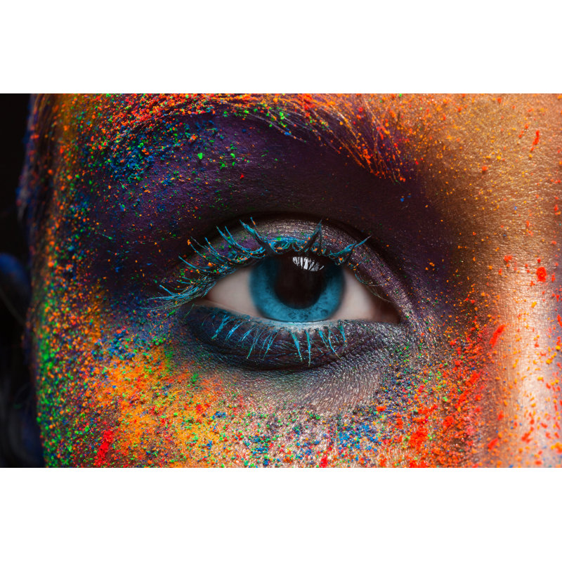 Eye Of A Model by Prostock-Studio - Wrapped Canvas Print, 81cm H x 122cm W x 3.8cm D