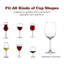 Iron Wine Glass Rack in Gold