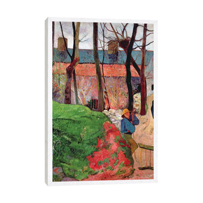 Cottage At Le Pouldu, 1890 by Paul Gauguin - Painting on Canvas