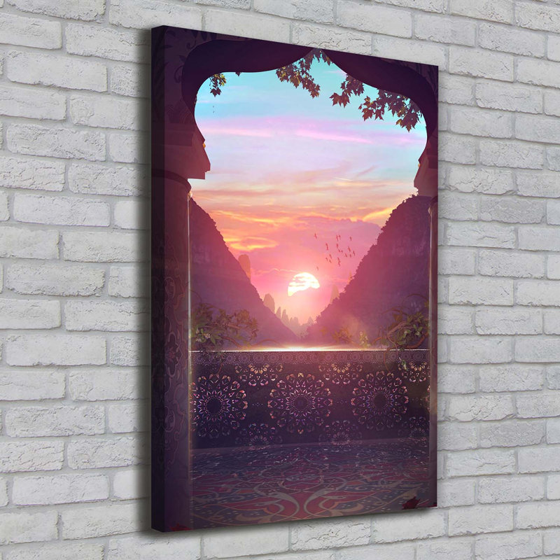 Architecture East - Wrapped Canvas Print