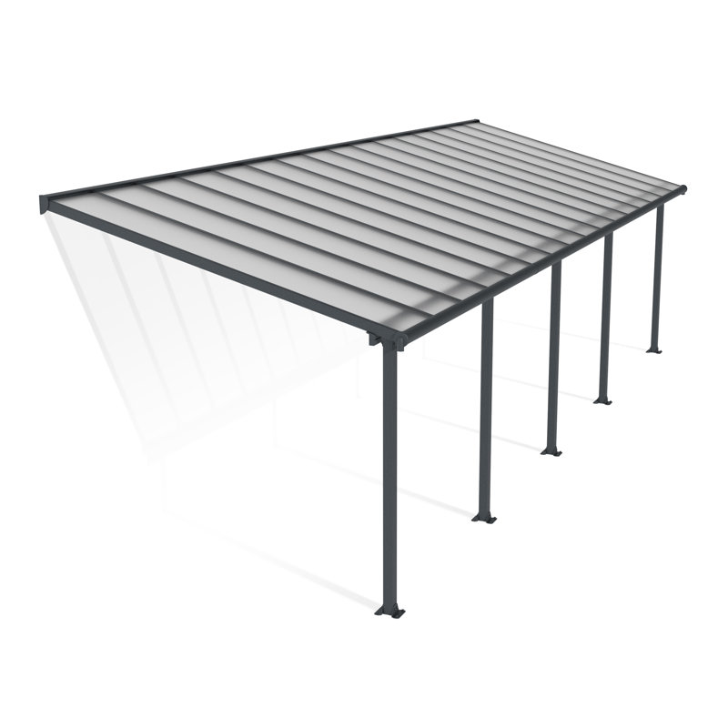 Olympia Awning, Grey, 3m H x 9.8m W x 3m D