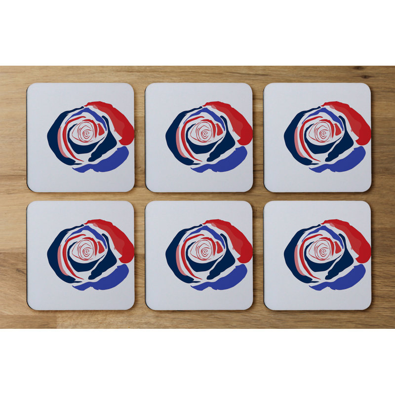 Square 6 Piece Coaster Set