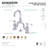 Kingston Brass English Country Two-Handle 3-Hole Deck Mount Bridge Bathroom Faucet with Brass Pop-Up-69607334-90615119