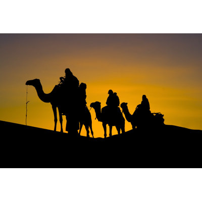Camel Caravan by Sn0wball1 - Wrapped Canvas Print