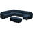 Wylodene 143'' W Oversized U Shaped Velvet Modular Sectional Storage Sofa Living Room Couch Set-155354647