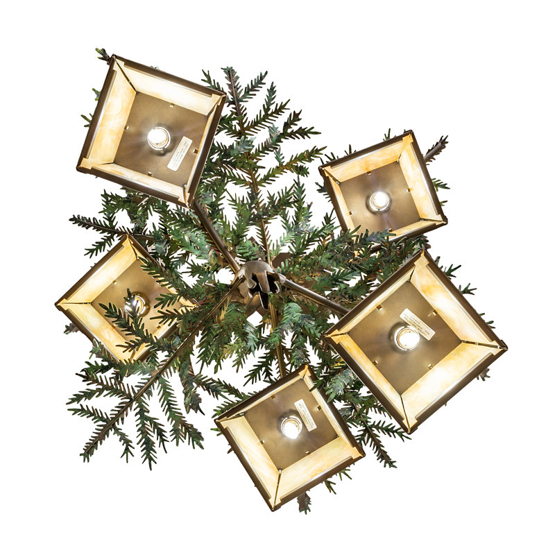 29" Wide 5 Light Chandelier