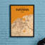 Havana City Map - No Frame Print-1615704827