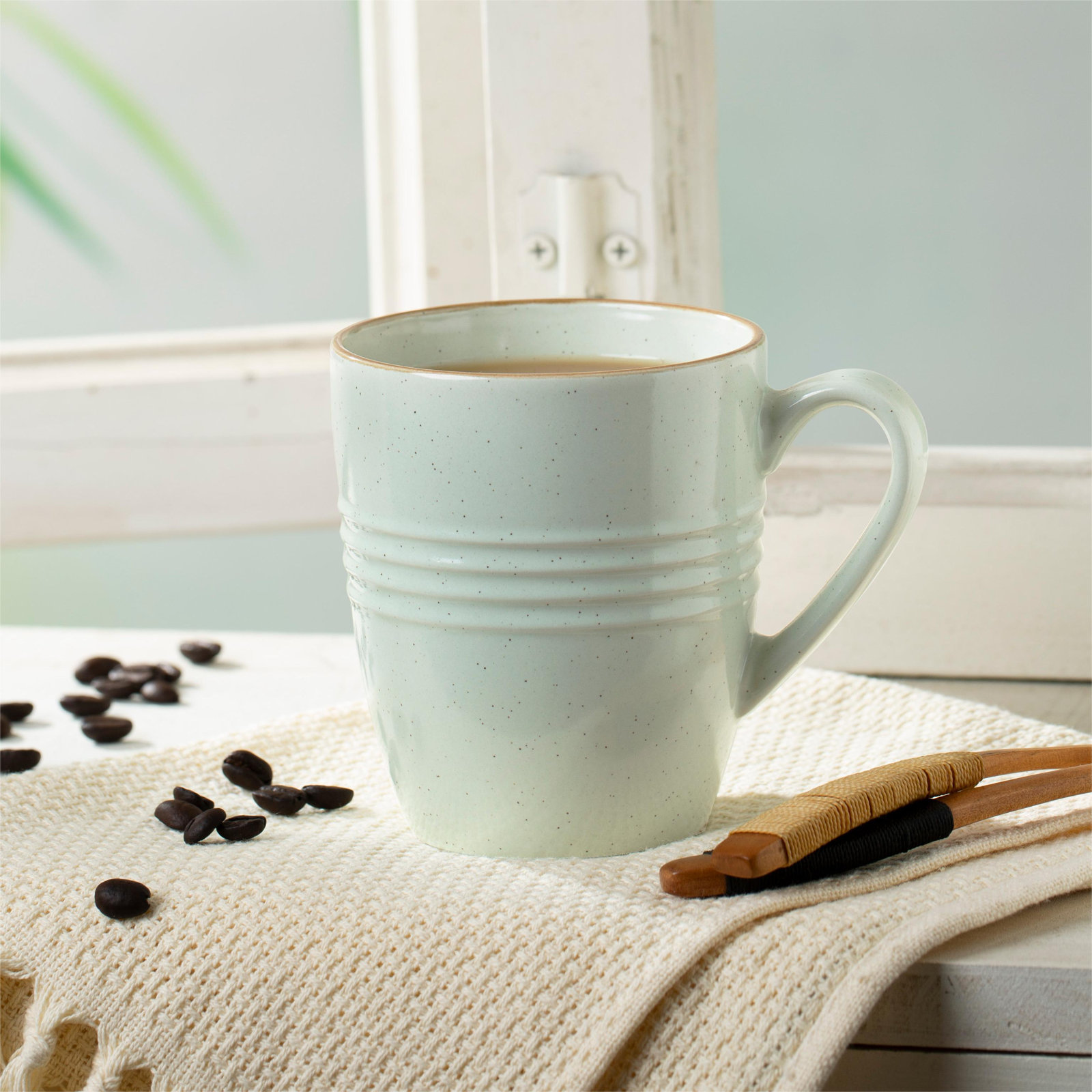 Kestwick Stoneware Mug, Light Green