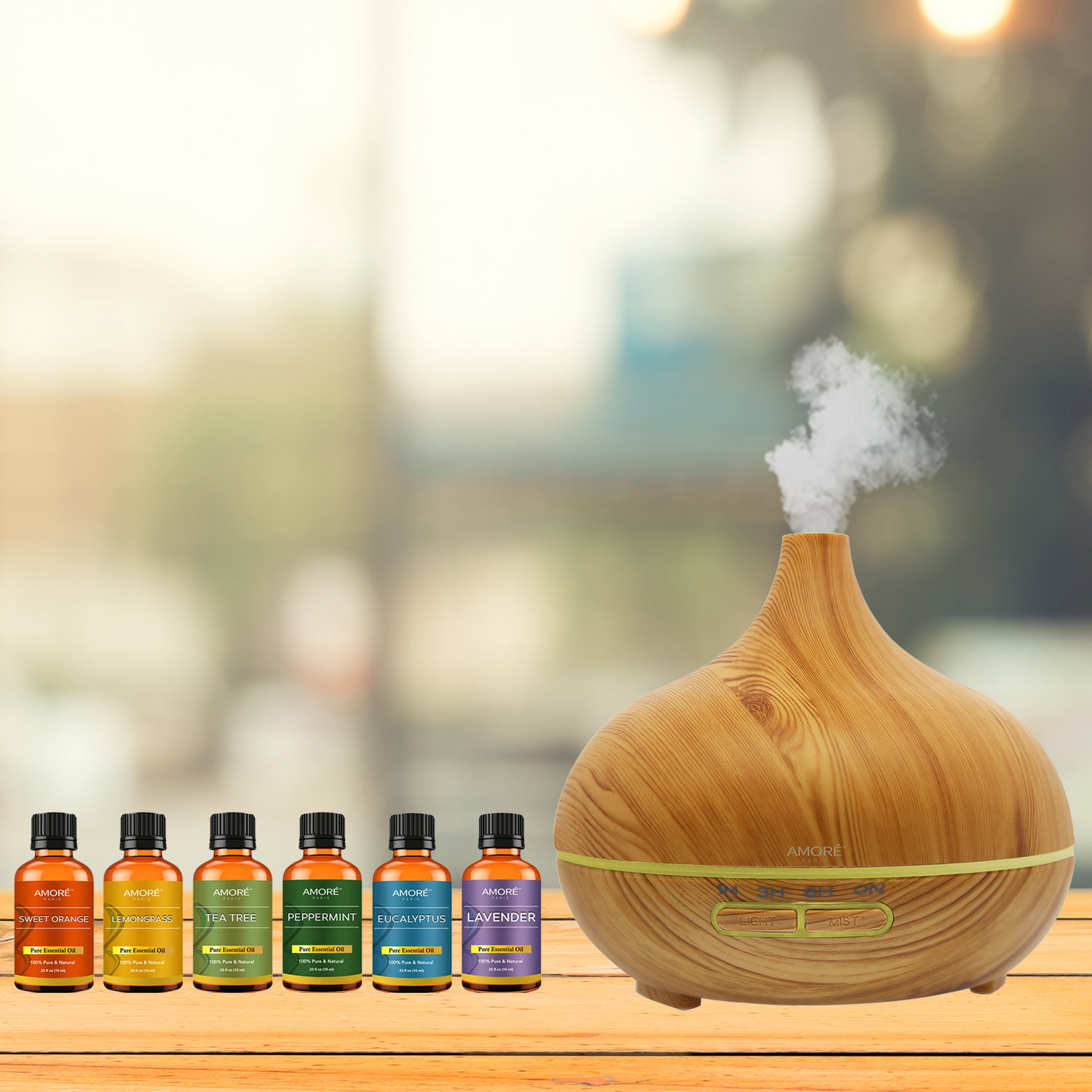 Essential Oils Set, Daroma Top 6 Aromatherapy Oils Set for