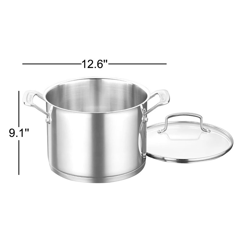 Cuisinart 6 pte Marmite en acier inoxydable avec couvercle