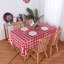 Nappe American à carreaux rectangulaires, nappe à carreaux patriotiques en polyester, protecteur de table pour le 4 juillet, fête des Indépendants, 60 x 84 po