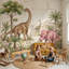 Papier peint dinosaures nature préhensible amovible-1836624730-1836624728
