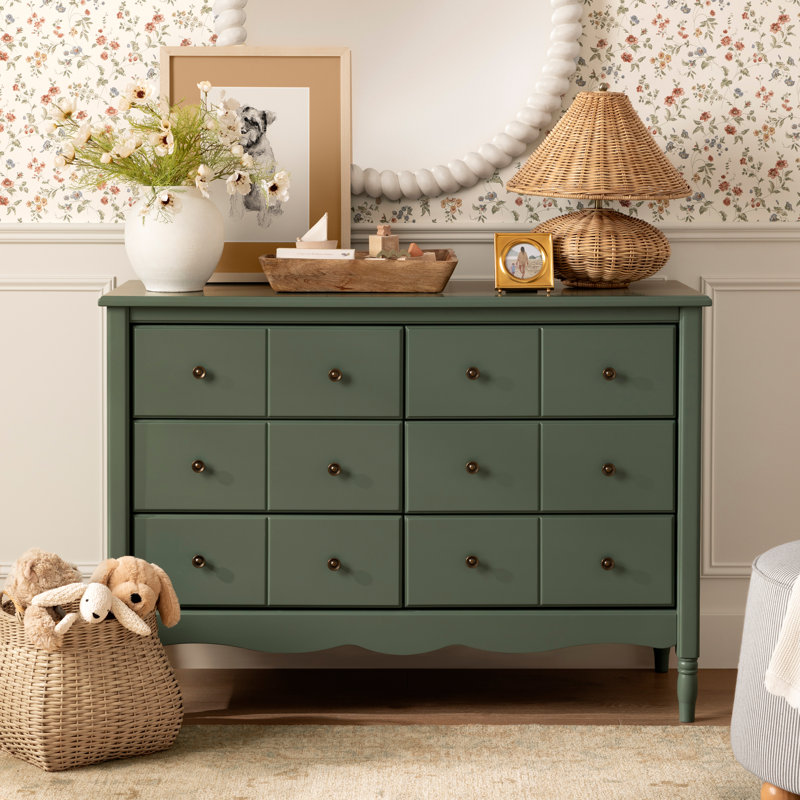 Liberty 6 Drawer 48" W Double Dresser, Juniper