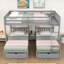 Enissa Full Over Twin & Twin 3 Drawers Wooden L-Shaped Bunk Beds-808047860