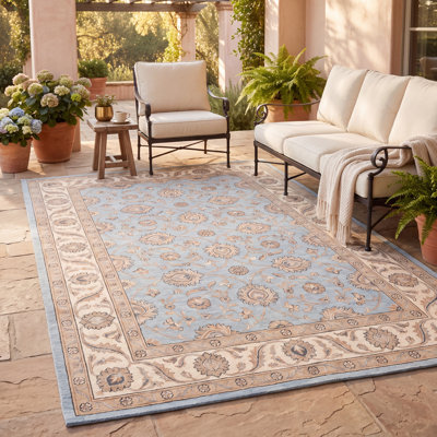 Quartzite traditionnel à motif floral bleu ivoire orange gris antidérapant à poils courts intérieur extérieur pour animaux de compagnie salon chambre à coucher salle à manger vestibule vestibule bureau bureau brun clair très fréquenté tapis lavable imprimé à bordure ultra douce lavable