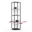 Nolans 158cm H x 43cm W Metal Ladder Bookcase-2020535187