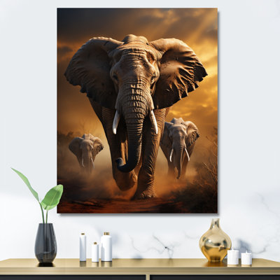 Éléphant chuchotant Izzibella d'Afrique III - impression