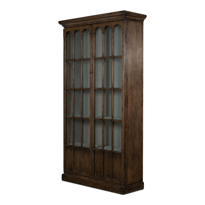 Refined Arches Solid Wood Bookcase