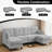 88.6" U-Shape Corduroy Sectional – 2 Movable Ottomans, Cloud-Like Comfort-1074855958