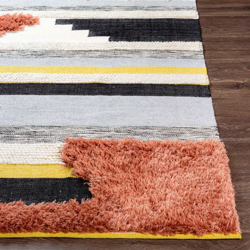 Coggeshall Recycled P.E.T Geometric Indoor / Outdoor Rug, Rectangle 8'10" x 12'